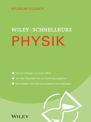 cover image of Wiley-Schnellkurs Physik